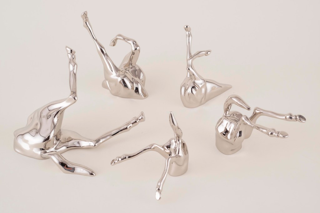 Fives Horses with Moonlight